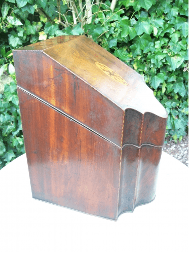A Georgian Cutlery/Stationery Box