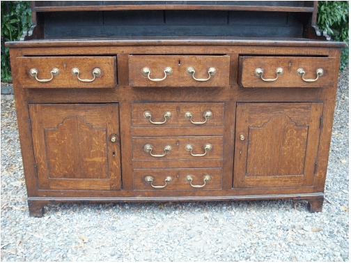 Oak George IV Dresser
