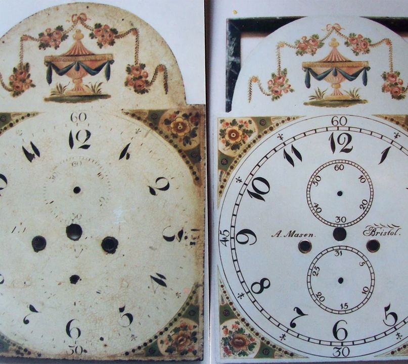 corner farms antique before and after resorting clock