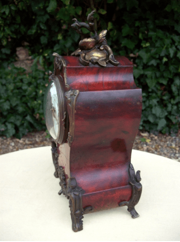 Tortoiseshell Mantle Clock -SOLD-