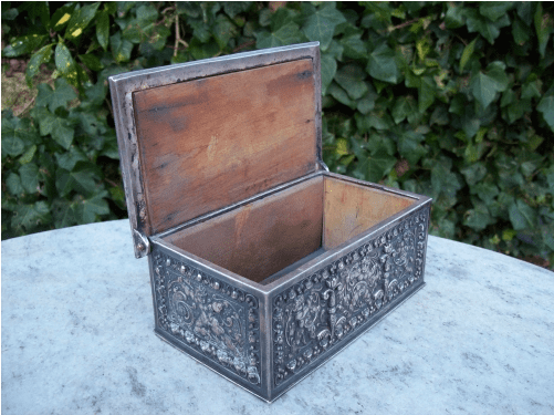 Silver Plate Casket