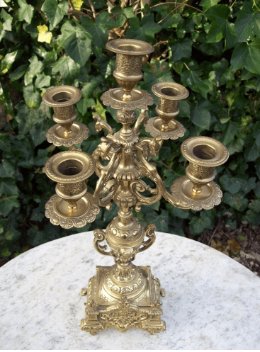 8 Day Clock & Garniture -SOLD-