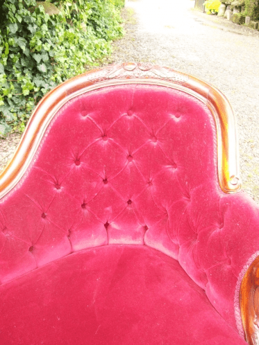 Mahogany Chaise Longue -SOLD-