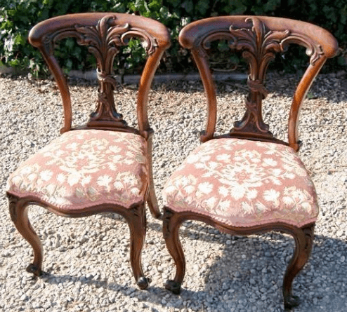A Pair of Mahogany Chairs