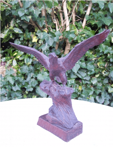 Carved Oak Eagle