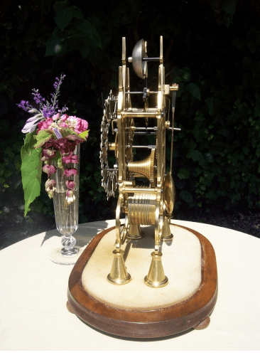 An 8 Day Skeleton Clock