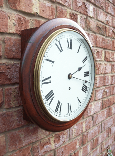 Mahogany 8 Day Wall Clock