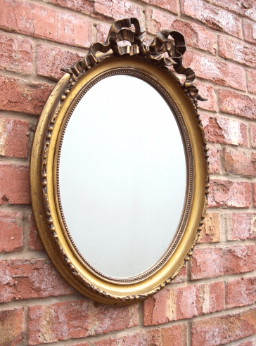 Oval Gilt Mirror