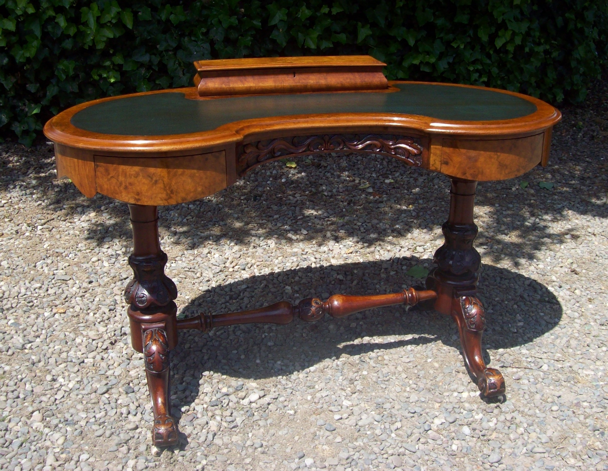 A Victorian Walnut Desk -SOLD-