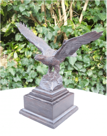 Carved Oak Eagle