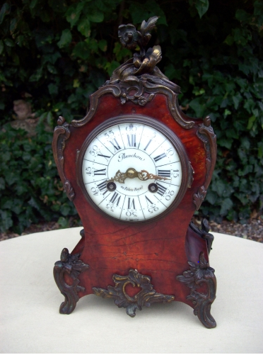 Tortoiseshell Mantle Clock -SOLD-