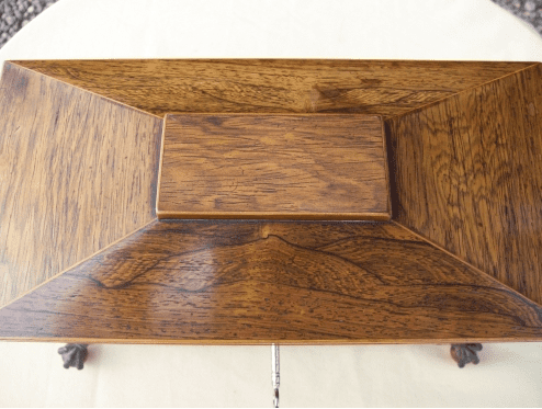 A Regency Rosewood Tea Caddy