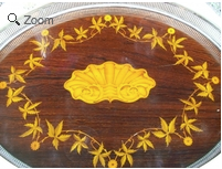 Rosewood Gallery Tray
