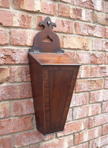 A Georgian Candle/Cutlery Box -SOLD-