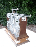 Edwardian Oak Tantalus -SOLD-