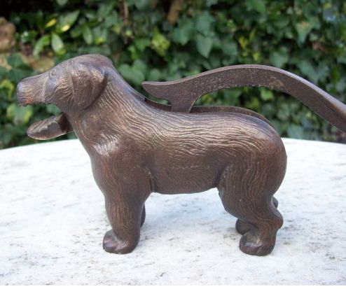 Cast Iron Dog Nutcracker