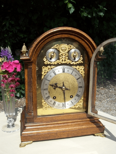 An 8 Day Oak Bracket Clock