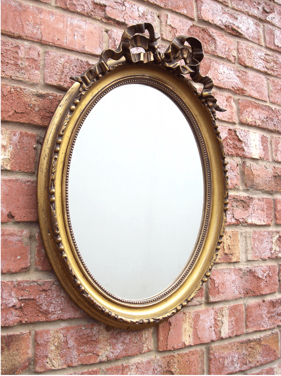 Oval Gilt Mirror