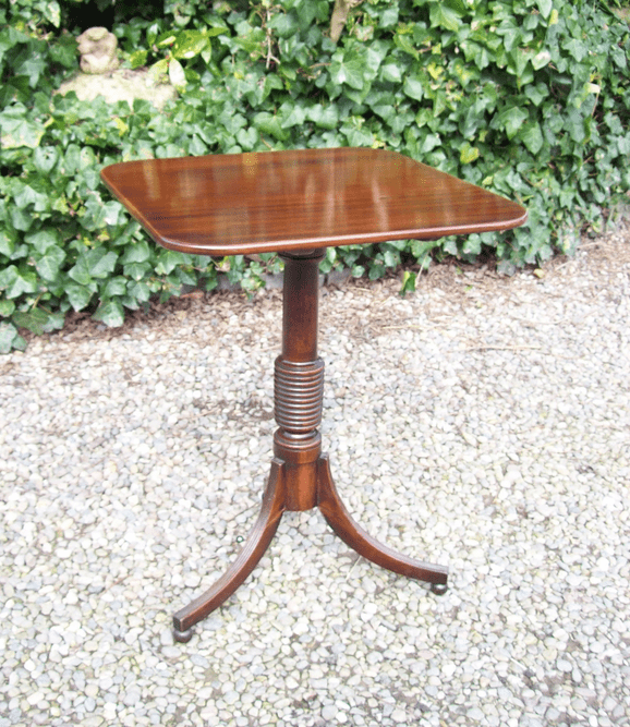 Mahogany Tilt Top Table