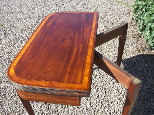 A Regency Mahogany Card Table -SOLD-