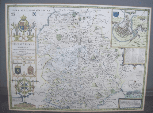 Map of Shropshire