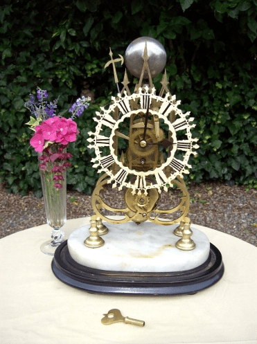 An 8 Day Skeleton Clock