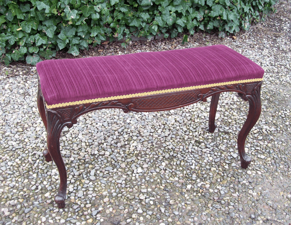 A Mahogany Duet Stool