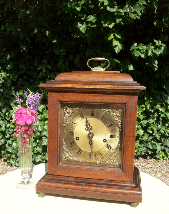 8 Day Walnut Bracket Clock