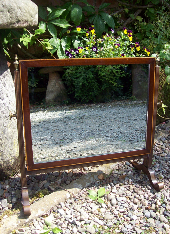 Mahogany Swing Mirror