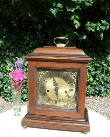 8 Day Walnut Bracket Clock