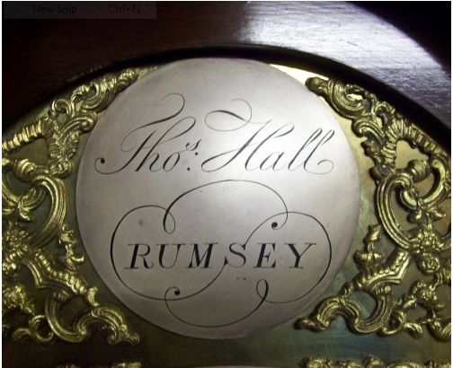 8 Day Longcase Hall (Rumsey)