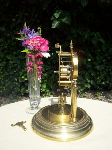 A 400 Day Brass Clock -SOLD-