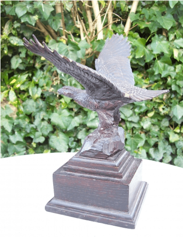 Carved Oak Eagle
