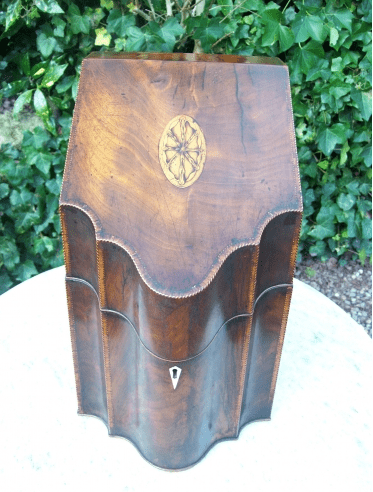 A Georgian Cutlery/Stationery Box