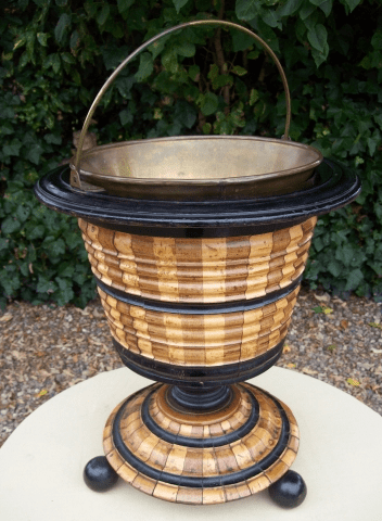 Inlaid Peat Bucket -SOLD-