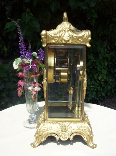 A French Ormolu Four Glass Clock