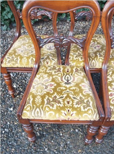 A Set of 4 Mahogany Chairs