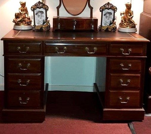 CFA 5708 - A Mahogany Twin Pedestal Desk