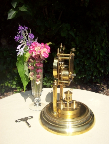 A 400 Day Brass Clock -SOLD-