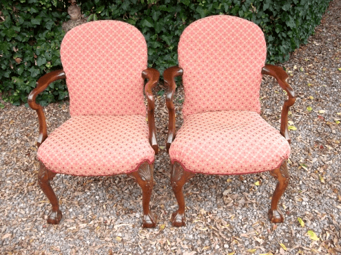 Pair Edwardian Chairs -SOLD-