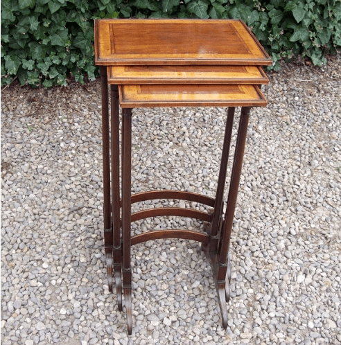  Mahogany Nest Of Tables -SOLD-