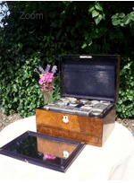 A 19th Century Walnut Vanity Box