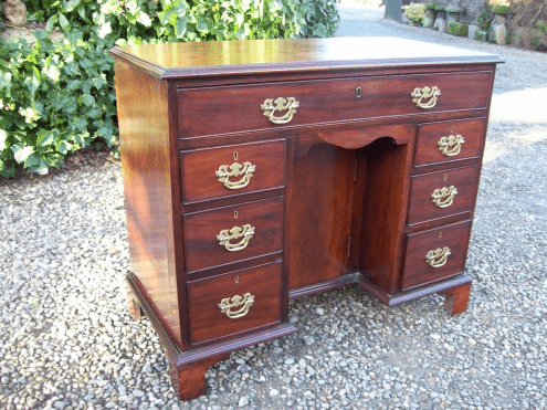 A Mahogany Knee Hole Desk