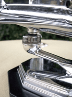 A Chrome Jet/Fighter Plane Table Lighter