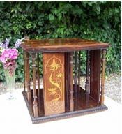 A 19th Century Rosewood Revolving Bookcase
