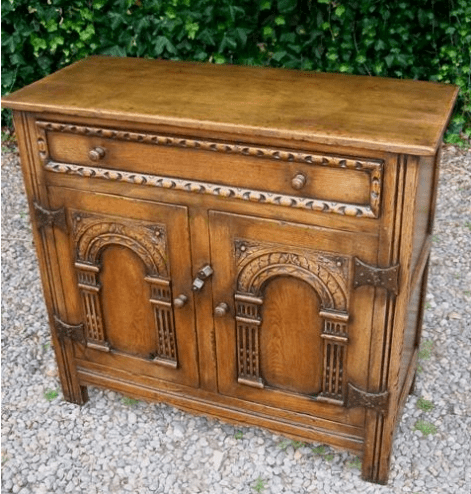Oak Dresser Base/Cupboard
