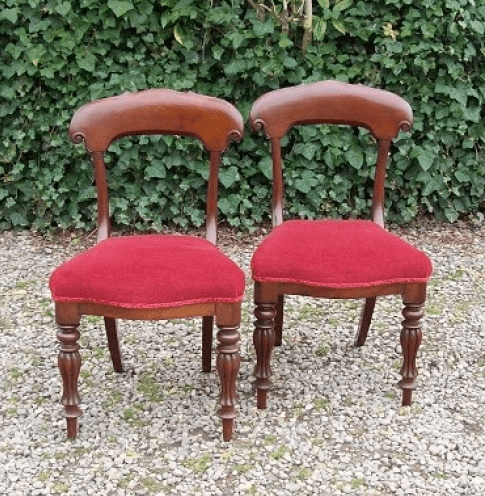 A Pair of Mahogany Chairs