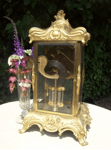 A French Ormolu Four Glass Clock