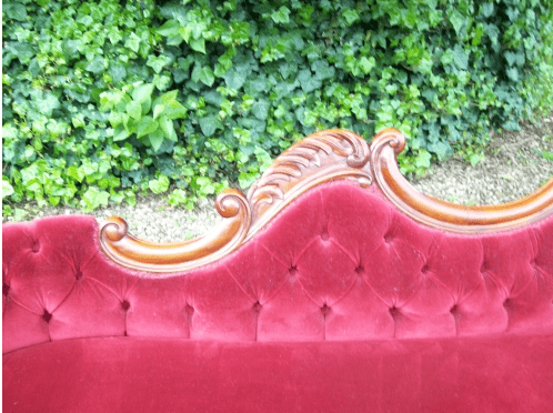 Mahogany Chaise Longue -SOLD-