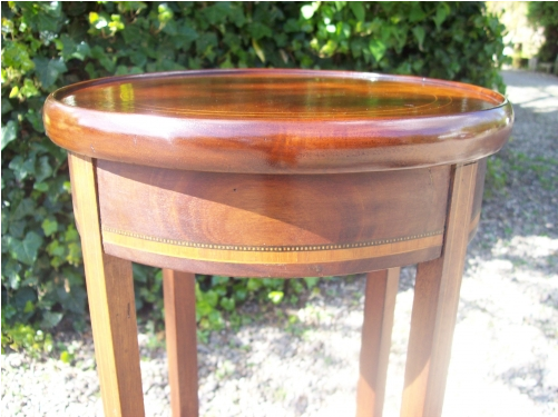  Mahogany Plant Stand/Torchere -SOLD-